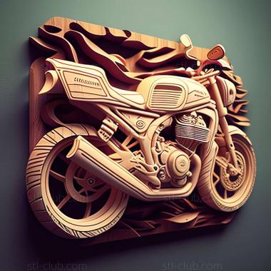 3D модель Honda CB 1 (STL)